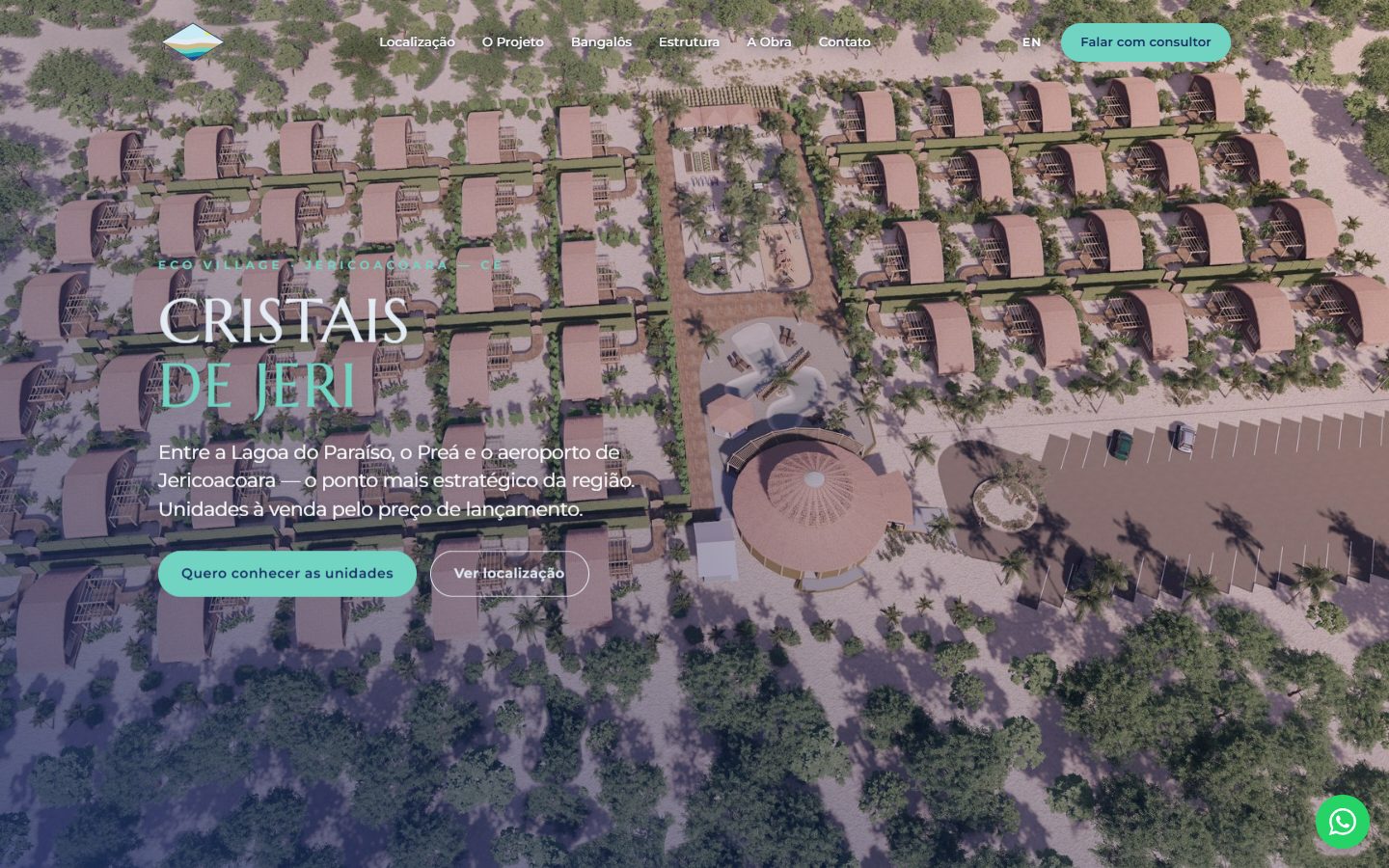 Site Cristais de Jeri