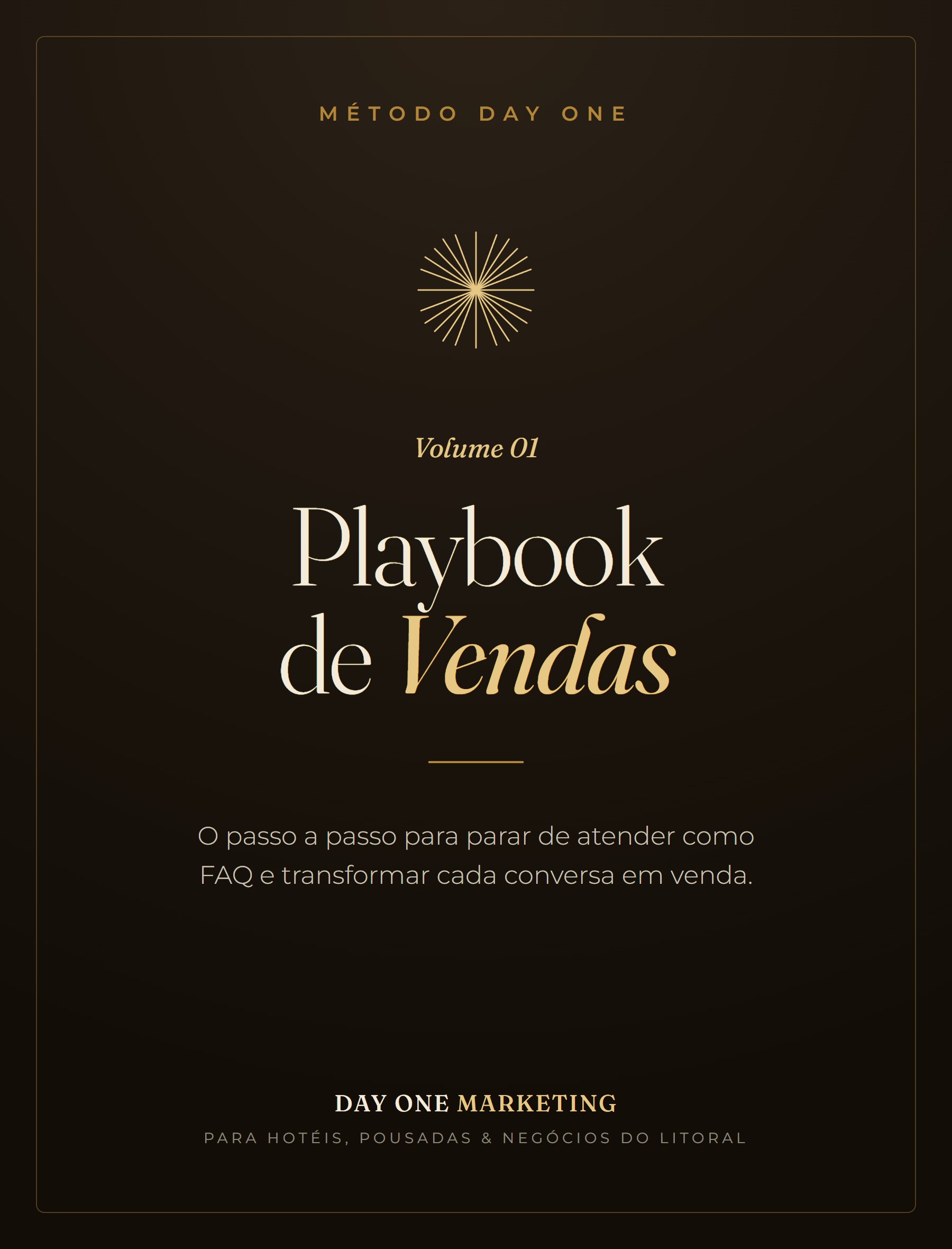 Capa — Playbook de Vendas