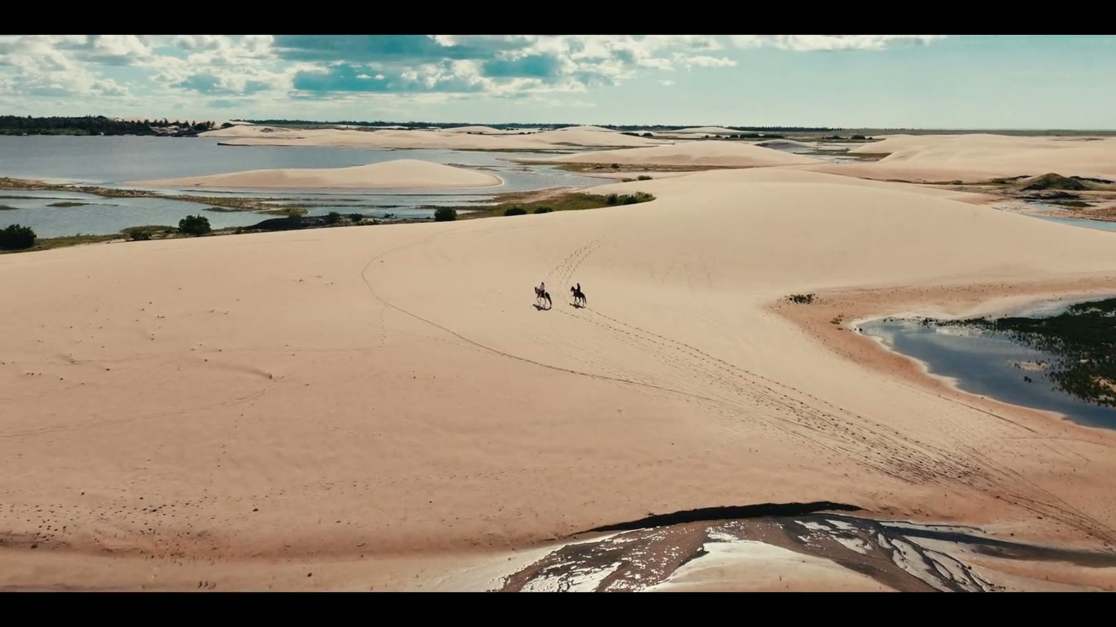 Dunas e lagoas do litoral do Nordeste
